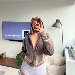 Skims Velour Hoodie size M
